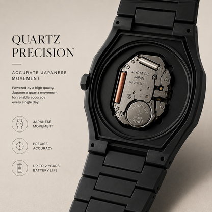 Polycarbon Unisex Luxury Watch, Polycarbonate Quartz Movement, Polycarbonate Strap - Copy Watch